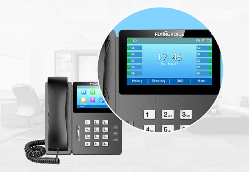 Flyingvoice FIP15G Plus Elite Touch Screen IP Phone Price in BD